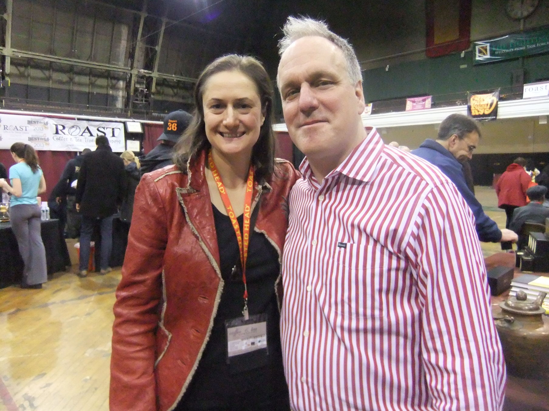 Effie Gidakos (our CEO) with Mike Harney